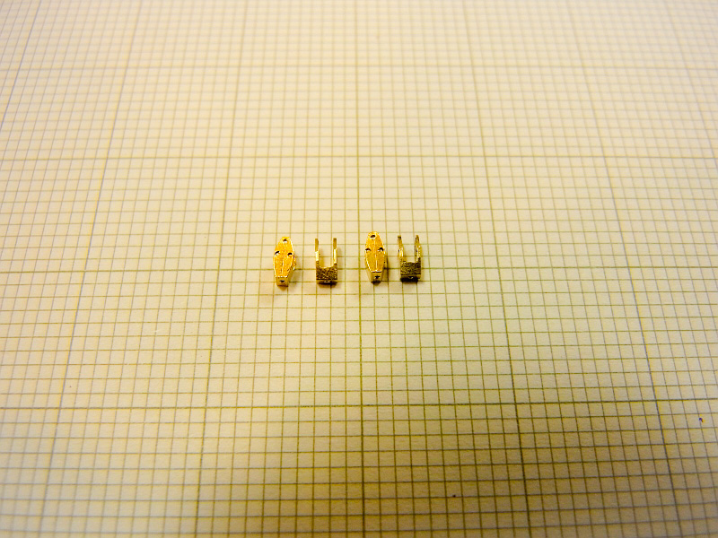 Die Blattfederhalterung am Nachlauf.